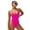 Rose Red, variant on sunsanly Women Sexy One-Piece Swimsuit Summer Criss-Cross Backless Halter V-neck Sleeveless Monokini Solid Color Quick Drying Swimwear