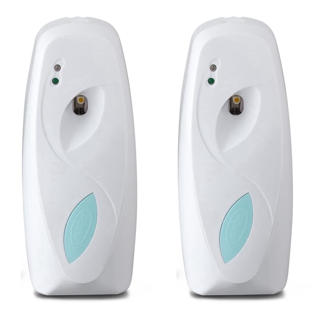 2X Ambientador en Aerosol Automático para Cuarto de Baño Dispensador Ambientador Temporizado Montado en la Pared, Dispensador de Automático para El Hogar