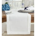 thumbnail image 3 of Saro Lifestyle Table Runner With Hemstitched Border, 3 of 3