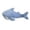 Blue, variant on 13.78in Shark Plush Toy, Soft Cuddly Stuffed Marine Animal Doll, Huggable Ocean Pillow for Home Decor and Gift, Gray and Blue Color Options