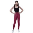 thumbnail image 5 of Moomaya Womens Stretch Pants Super Soft Yoga Leggings for Kurtis women, 5 of 6