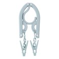thumbnail image 2 of HaoXun 1 Pcs Travel Folding Clothes Rack with Hooks and Clips - Portable Multi-purpose Drying Rack for Travel, Business Trip, Hotels and Home Use, 2 of 6