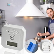 Limited Time Deals! Carbon Monoxide Alarm Household Indoor Carbon Monoxide Poisoning Smoke Co Detector
