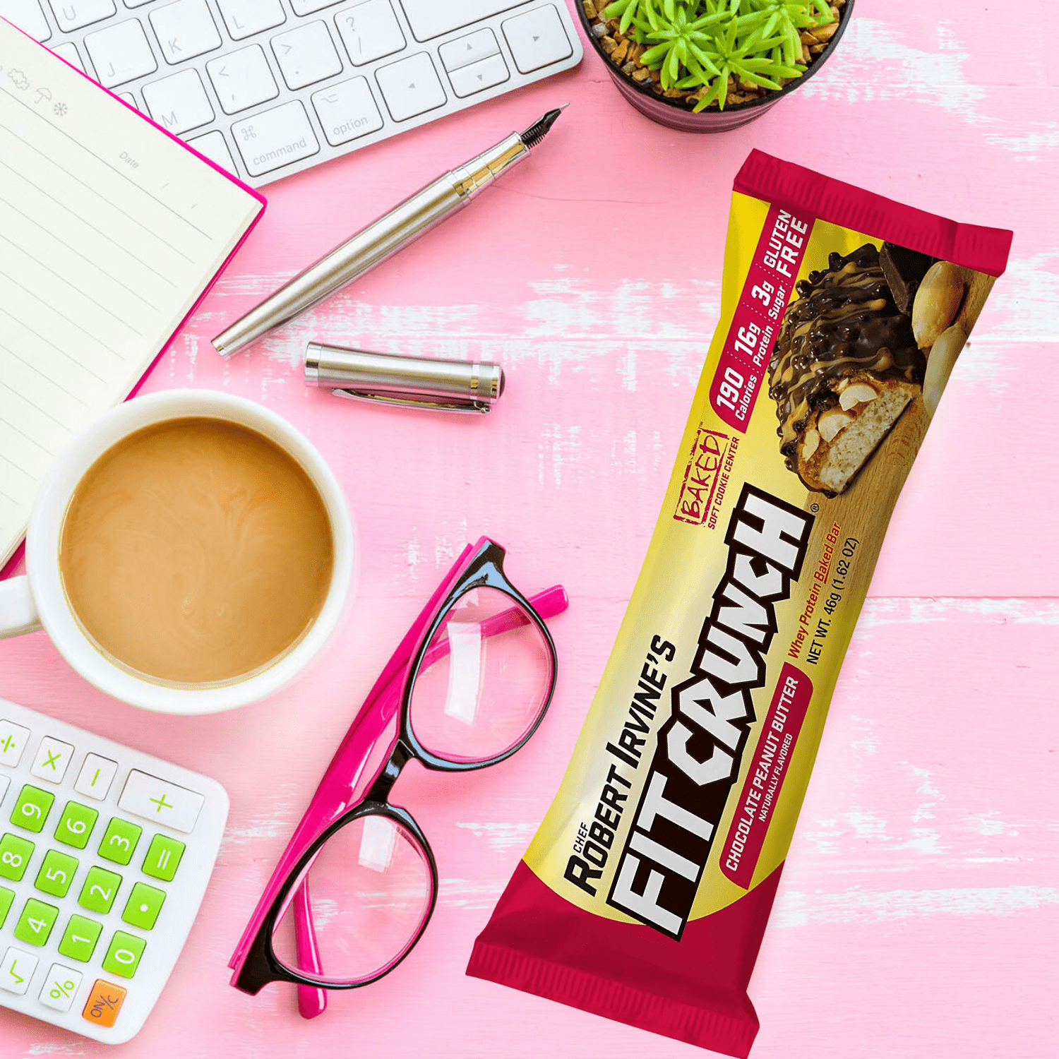 FitCrunch Snack Size Protein Bars Chocolate Peanut Butter, 6-Layer Baked Bar, Just 3g of Sugar, Gluten Free, High Protein & Soft Cake Core for Breakfast On the Go & Workout Convenient Snack 18 Packs