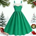 thumbnail image 2 of oqasdz Christmas Dresses for Women Festive Oversized Dress for Elegant Party Nightwear Gown with Glow and Strap Holiday Evening Elegant Dress, 2 of 5
