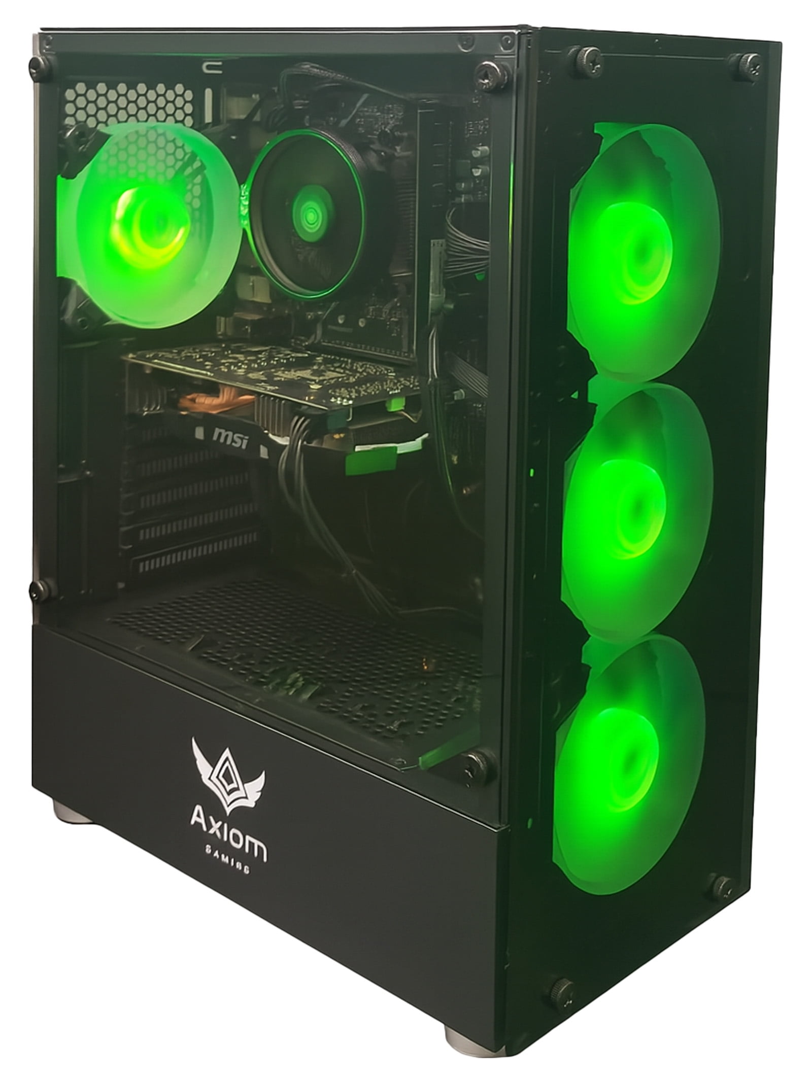 Axiom Gaming® Eclipse Gaming PC Desktop – AMD Ryzen 5, 16GB DDR4, 512GB SSD, GTX 1060 6GB, WiFi, Windows 11 Home