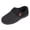 Mysterious Black, variant on Women's Warm Memory Foam House Shoes Indoor Outdoor Winter Slippers with Rubber