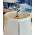 thumbnail image 7 of Home Concept Leaves Antique Brass Lamp Finial, 3"h Bronze, 7 of 7