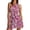 Black Pink Flower, variant on Women One Shoulder Summer Dresses Floral Sundress High Waist Flowy Mini Beach Spring Wedding Guest Dress