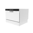 thumbnail image 4 of Hamilton Beach 6 Place Setting Countertop Dishwasher, Compact Portable Dishwasher for Kitchen, Apartment, RV, Dorm, White, 4 of 7