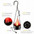 thumbnail image 6 of GiLiling 3D Artificial Fire LED Flame Lamp - Realistic Prop Effect for Christmas Halloween New Year Indoor Stage Night Club Decor Flameless Ambiance​​, 6 of 8