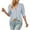 Sky Blue-03, variant on Mittory Womens Collared V Neck 3/4 Sleeve Shirts Business Casual Tops Loose Work Blouses