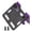 Violet, variante sur Bunblic Plaque de Montage et de Fixation pour Voiture RC ESC, Mise à Niveau Bricolage Accessoires Pièces Électronique, Plaque de Montage Installation Facile pour Modèle Crawler Violet