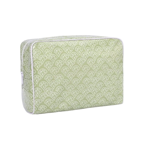 Large Capacity Striped Makeup Bags for Women, Personalized Embroidered Name Waterproof Cosmetic Pouch, Custom Zipper Monogram Toiletry Bag for Summer Pool Beach Travel, Bridesmaid Birthday Gift