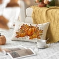 thumbnail image 3 of Sm:)e Maple Leaves Pumpkin Fall Pillow Covers 12x20 Inch, Cushion Covers for Sofa Seasonal Home Decor, 3 of 8