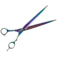 thumbnail image 2 of TAMSCO 10.5-Inch Classic Grooming Shear Plasma Coated Semi-Convex Edge Japanese Stainless Steel Classic Design Plasma Coated Removable Finger Rest, 2 of 5