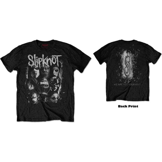 Slipknot Unisex T-Shirt WANYK White Splatter (Back Print)