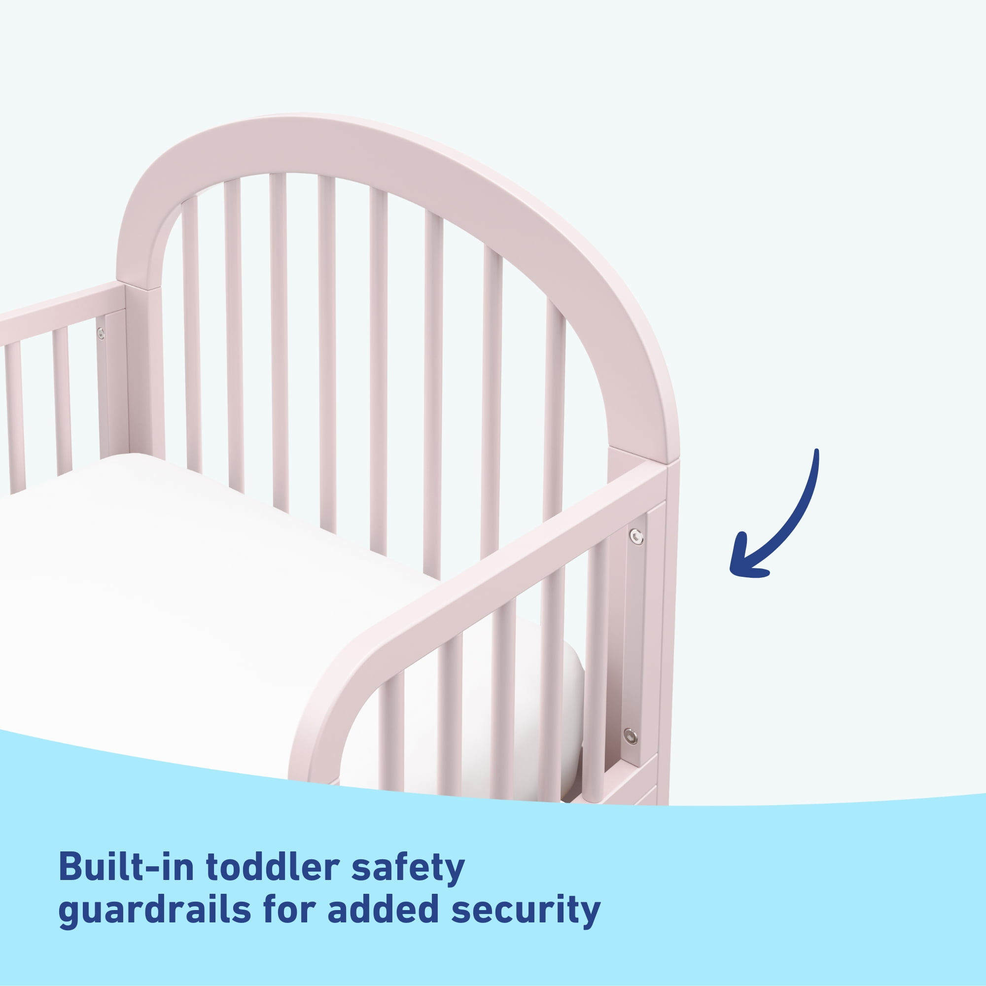 Graco Olivia Toddler Bed, Blush