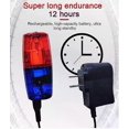 thumbnail image 5 of USB Rechargeable LED Tactical Flashlight with Clip for Bike Helmet and Tail Light Accessories, 5 of 5