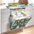 thumbnail image 2 of Yayeee Magnetic Dishwasher Cover for The Front Decoration Home Kitchen Machine Sticker Protector, Green Christmas Trees, 2 of 6