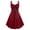 Red, variant on GaThRRgYP Women's Mysterious Gothic Mini Dress,Women's Gothic Sleevesless Dark Black Dress Costumes Dress Lace-up Halloween Long Dress Purple S