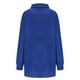 thumbnail image 4 of Suéter de cuello redondo para mujer, jersey de punto de color liso de manga larga y cuello alto, top para mujer, 4 of 6