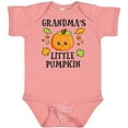 thumbnail image 3 of Inktastic Grandmas Little Pumpkin with Leaves and Stars Boys or Girls Baby Bodysuit, 3 of 5