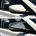 thumbnail image 3 of For Hyundai Elantra 2012-2018 Mirror Modified Horn Rearview Mirror Shell Cover Carbon fiber pattern, 3 of 4