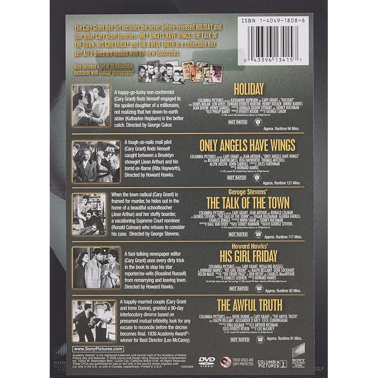 The Cary Grant Box Set (DVD) - Walmart.com