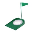 thumbnail image 1 of Copa y bandera para putting de golf Entrenamiento de putting de golf Copa desmontable para hoyo de putting de golf verde, 1 of 9