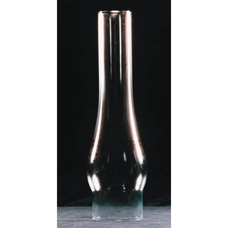 Clear Glass Lamp Chimney, Replacement Hurricane Globe Measures 2 7/8 Inch Diameter Base x 12 Inches High for Oil or Kerosene Lanterns
