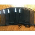 thumbnail image 3 of 2 Pcs Net Drawstring Bag Mesh Equipment Bag Stuff Sack for Sports Beach Sundries Storage (Black), 3 of 4