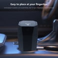 thumbnail image 5 of Hvmvliv Car Trash Can Mini Auto Car Garbage Can With Lid Automotive Vehicle Rubbish Bins, Small Trash Can Cup Holders For Car Black, 5 of 9
