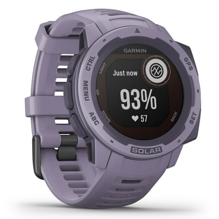 Garmin - Instinct Solar Smartwatch 45mm Fiber-Reinforced Polymer - Orchid