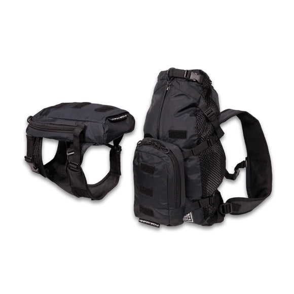Saco deportivo K9 Dog Carrier Walk-On, tamaño pequeño, color antracita, negro