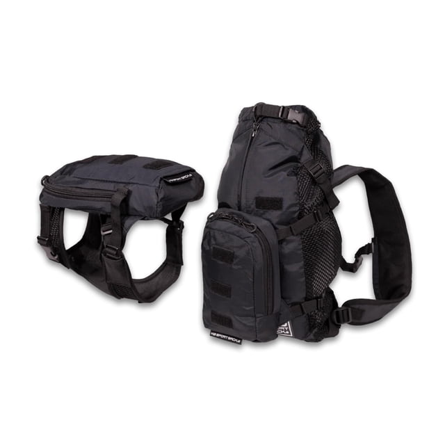 Saco deportivo K9 Dog Carrier Walk-On, tamaño pequeño, color antracita, negro