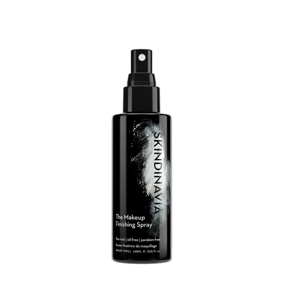 Skindinavia The Makeup Finishing Spray Spray de ajuste clásico Control de temperatura para uso durante todo el día Larga duración hasta más de 16 horas Resistente al calor e impermeable Enfriamiento N