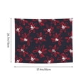 thumbnail image 4 of Red Navy Floral Tapestry for Bedroom - Tapestry Wall Hanging Wall Tapestry for Dorm Wall Decor Home Decoration , Aesthetic Funny Tapestry 29 x 37in, 4 of 5