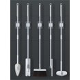 thumbnail image 4 of 1pc No Punching Mop Holder Self-adhesive Broom Hanger Storage Hook For Bathroom, White, 4 of 5