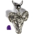 thumbnail image 2 of Capricorn Necklace - Goat Necklace of a Zodiac Sign Necklaces for Men and Women or a Great Baphomet Necklace and Gothic Necklace or Goth Pendant for Men and Women of a Goat Head Sheep Jewelry, 2 of 10