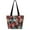 Red Maple, variant on Waterproof Pineapple Tote Bag for Women with Zipper Inside Pocket Heavy Duty Casual Shoulder Cloth Handbag, Pineapple