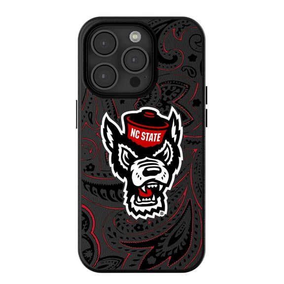 Keyscaper NC State Wolfpack Paisley iPhone Magnetic Bump Case