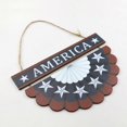 thumbnail image 3 of Letrero de madera con letras patrióticas de la Independencia de Estados Unidos para decoración de pared de la puerta principal, bar, pub y cocina., 3 of 5
