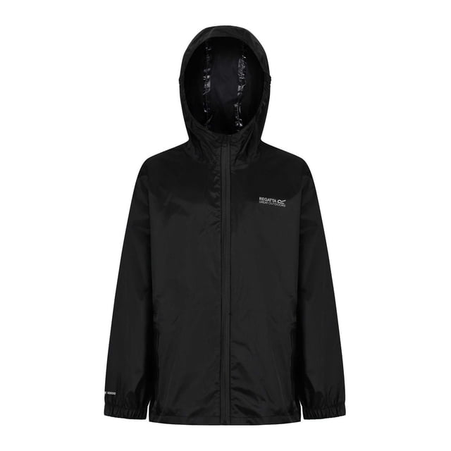 Regatta Great Outdoors Garçon/fille Pack It Veste III Imperméable Compacte Noire