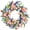 18", variant on 20 Inch Spring Summer Flower Wreath for Front Door,Daisy and Lavender Flowers Wreath for Home Decor,Summer Holidays Farmhouse Home Wall Mantle Decorations