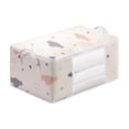 thumbnail image 3 of Bolsa de edredón engrosada con nubes, bolsa plegable para teñir ropa, bolsa de almacenamiento portátil con cremallera para guardarropa y ventana, 3 of 5