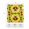 thumbnail image 6 of PHELIKA Bee and Sunflower Magnetic Mailbox Covers Standard Size 21"H x 18"W, 6 of 8