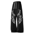 thumbnail image 6 of CONZONE Men's Baggy Sweatpants Gothic Wide Leg Pants for Men Trendy Elastic Waist Graphic Y2K Soft Streetwear Joggers With Pocket, 6 of 6