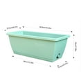 thumbnail image 2 of Vegetable Pot Planting Box Rectangular Garden Tool Flowerpot, 2 of 5