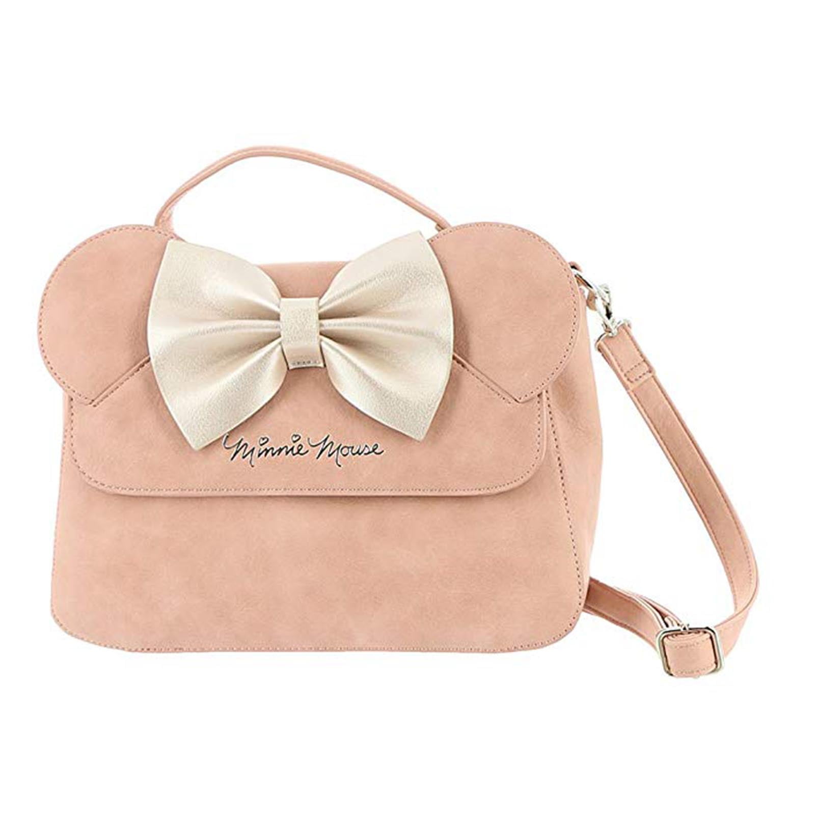 Loungefly Disney Minnie Mouse Ears Pink Crossbody Bag